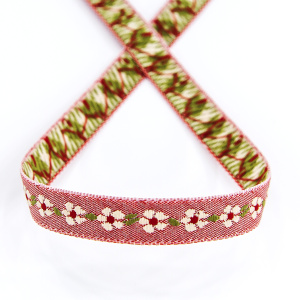 Лента жаккард SAFISA, 10 мм, 15 м, цвет 02. Арт 9160-10мм-02