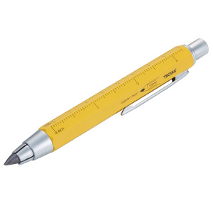 Карандаш  TROIKA многофункциональный с точилкой. Арт PEN56/YE