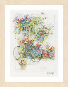 Набор для вышивания "Flowers & bicycle"  . Арт PN-0168447
