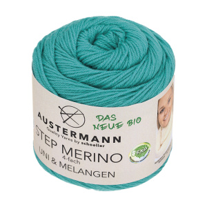 Пряжа Step Merino 4-fath Uni&Melangen Gots, 100% шерсть, 400 м, 100 г. Арт 90317-1004