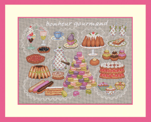 Набор для вышивания: "BONHEUR GOURMAND" (Cчастье лакомки). Арт 1155