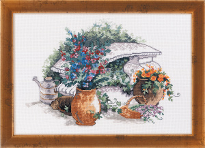 Набор для вышивания "Садовый натюрморт". Арт 70-4376                 