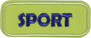 Термоаппликация "Спорт". Арт 42752