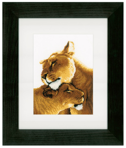 Набор для вышивания "Львы". Арт PN-0153805