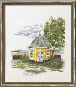 Набор для вышивания: "Садовый павильон". Арт 02244