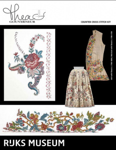 Набор для вышивания "Музей Rijks "Юбка c. 1700-1800 / Жилет c. 1730-1739"", канва лён 36 ct. Арт 781