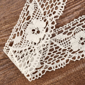 Хлопковое кружево, 58 мм, цвет белый. Арт 2182/01