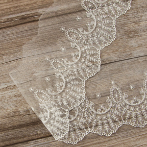 Кружево-вышивка на тюле, 50 мм. Арт 42242/00