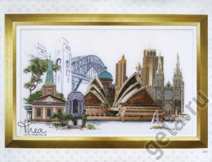 Набор для вышивания "Сидней", канва лён 36 ct. Арт 480                     