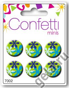 Пуговицы "Mini Confetti" Mod Green. Арт 7002                    