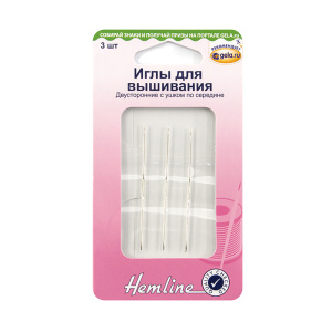 Иглы двусторонние для вышивания. Арт 203.CE/G002