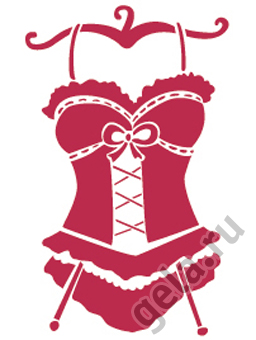 Трафарет "Корсет". Арт KSD128                  