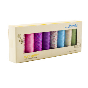 Набор с нитками Poly Sheen  в подарочной упаковке, 8 катушек,. Арт PS811BRIGHTS-KIT        