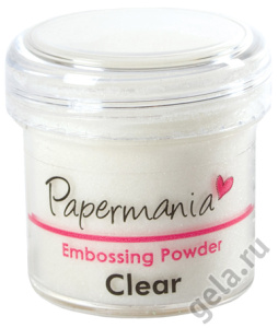 Пудра для тиснения, PAPERMANIA, прозрачный. Арт PMA4021000              