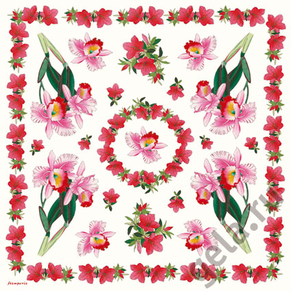 Салфетка рисовая "Ирисы". Арт DFT087                  