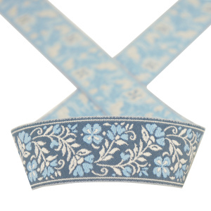 Лента из тканого жаккарда SAFISA, 25 мм, 15 м, цвет 02. Арт 9254-25мм-02