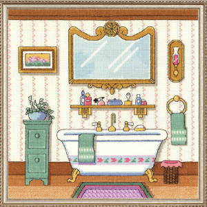 Набор для вышивания "Ванна в викторианском стиле". Арт 006-0100