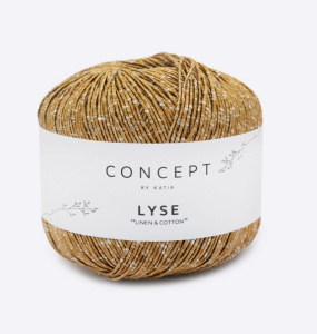 Пряжа Lyse, 45% хлопок, 28% лен, 20% полиамид, 7%  металлик, 50 г, 130 м. Арт 1363.55