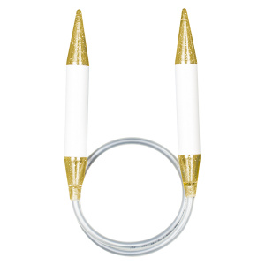 Спицы, круговые, пластик, addiChampagner №20, 60 см. Арт 405-7/20-60