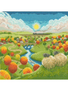 Набор для вышивания "Watching The World Go By". Арт XLP9