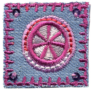 Термоаппликация HKM "Цветок". Арт 33023/1SB