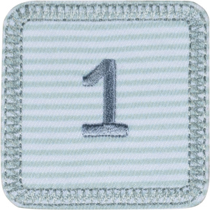 Термоаппликация "Цифра 1 зелёная". Арт 42582