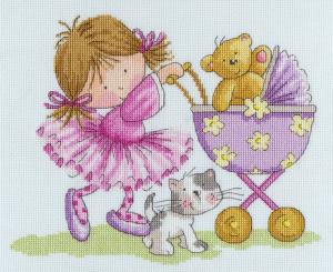 Набор для вышивания "Ted’s Outing" (Прогулка у Теда). Арт XNM4