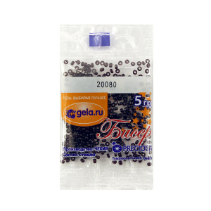 Бисер №10, 5 г., цвет 20080. Арт G 20080