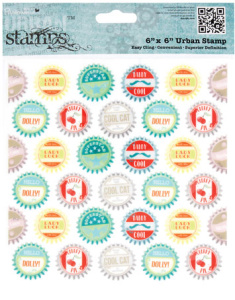 Штамп "Крышки бутылок" Happy Days. Арт PMA907132               