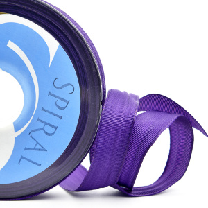 Лента репсовая SAFISA, 25мм, 25м, цвет 39, фиолетовый. Арт 452-25мм-39             