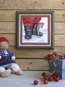 Набор для вышивания: "Легенды Санты", 22 х 22 см. Арт 30205