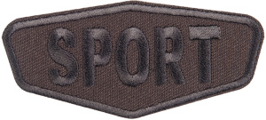 Термоаппликация "Спорт (коричневый)". Арт 38630_3