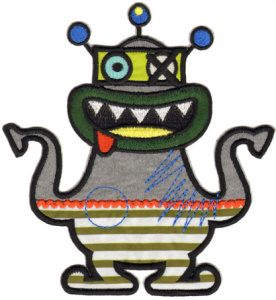 Термоаппликация HKM "Монстр с острыми зубами". Арт 32040/1SB