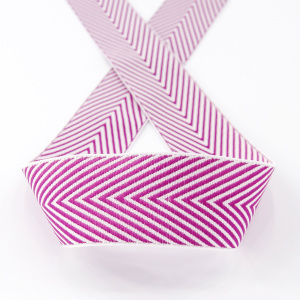 Лента жаккард SAFISA, 25 мм, 25 м, цвет 03. Арт 9202-25мм-03