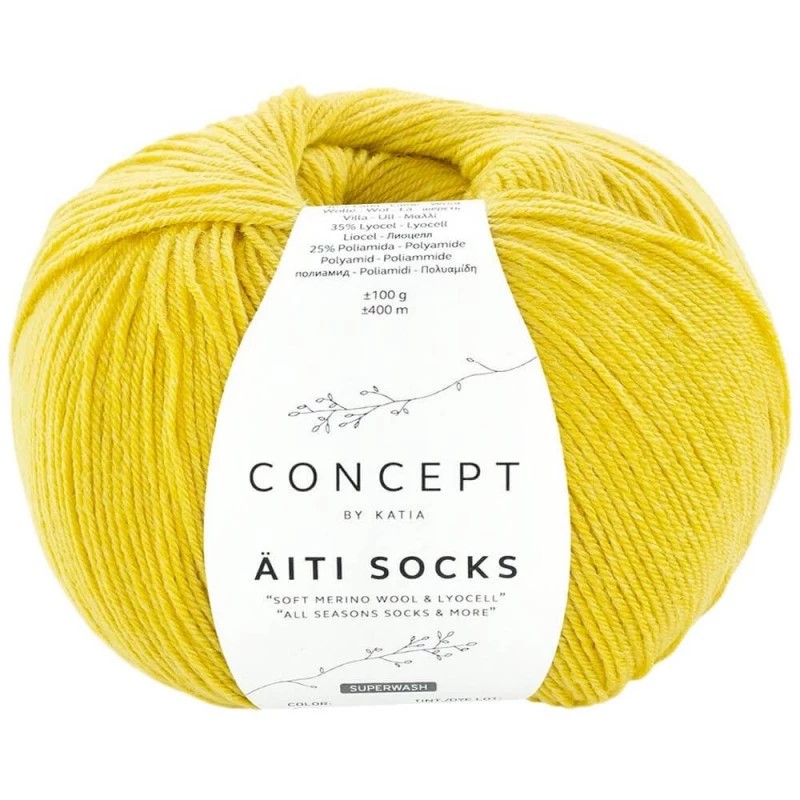 Пряжа Aiti Socks&More , 40% шерсть, 35% лиоцелла, 25% полиамид, 100 г, 400 м. Арт 1419.53