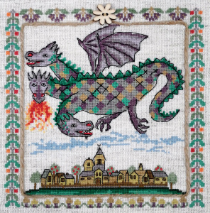 Набор для вышивания "Трехголовый огнедых". Арт 03.017.15