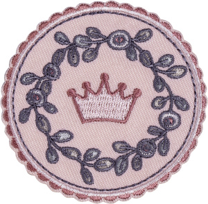 Термоаппликация "Корона с цветочным венком". Арт 42570