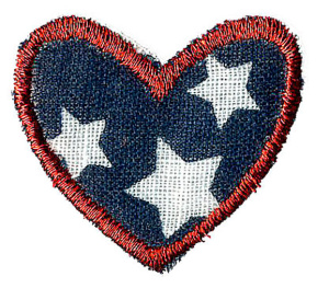 Термоаппликация "Сердечко малое". Арт 32529/1SB