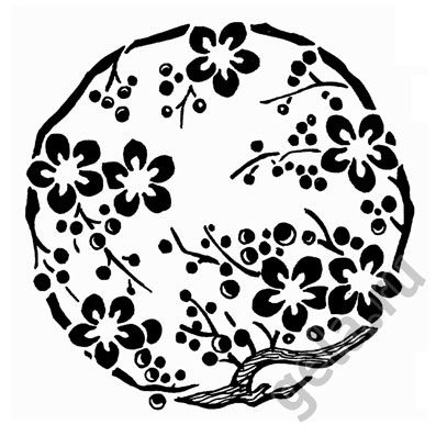 Деревянный штамп "Цветы". Арт WTA013                  