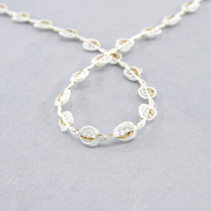 Тесьма PEGA тип отделочная, цвет белый,  8 мм. Арт 844167808DA704          