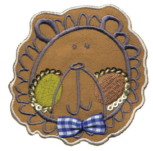 Термоаппликация HKM "Голова медведя". Арт 31557/1SB