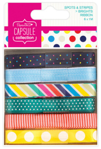 Набор лент Spots & Stripes Brights. Арт PMA367106