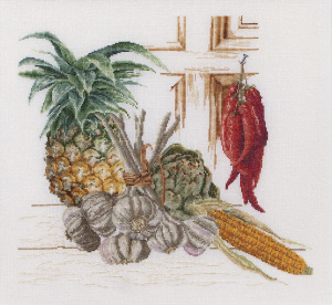 Набор для вышивания "Кухня", канва Aida 14 ct. Арт 576A