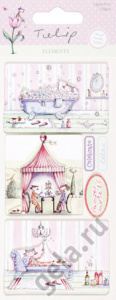 Наклейки 3D "Отдыхай", TULIP. Арт TLP373111               