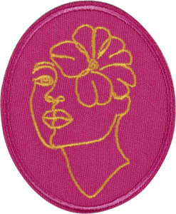 Термоаппликация "Бутон цветка". Арт 43017