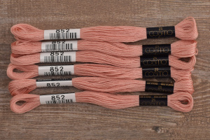 Мулине COSMO однотонный цвет  852       . Арт 25-6/852       