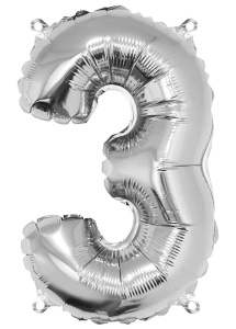 Шар-цифра "3". Арт 87035606