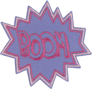 Термоаппликация "Boom". Арт 42775