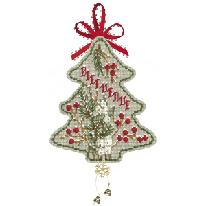 Набор для вышивания елочной игрушки "SAPIN" (Пихта). Арт 2724