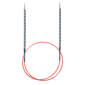 Спицы металлические круговые супергладкие c квадратным кончиком addiNovel, №4, 50 см.. Арт 717-7/4-50